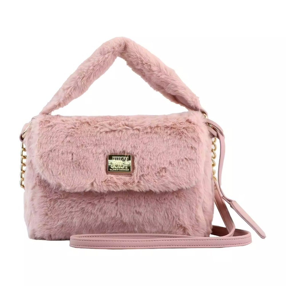 Juicy Couture Pink Luxadelic Flap Crossbody Bag New Sealed - Picture 3 of 9